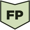 Black and Green icon with "FP" in the middle