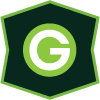 Green and white GameSense 'G' logo inside a dark green hexagonal badge with a light green border.