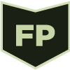 Black and Green icon with 'FP' in the middle