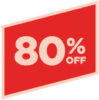 80% Off Icon